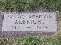 Evelyn Laverne <I>Swanson</I> Albright 