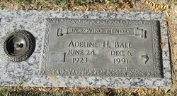 Adeline <I>Hill</I> Ball 