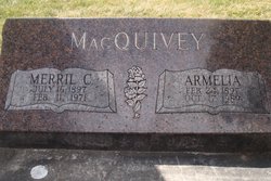 Armelia T. <I>Grover</I> MacQuivey 