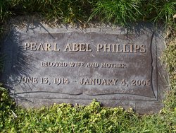 Pearl Mildred <I>Abel</I> Phillips 