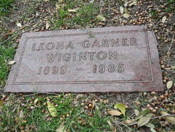 Ethel Leona <I>Garner</I> Wigington 