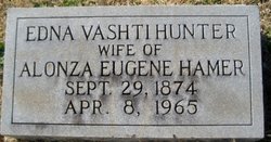 Edna Vashti <I>Hunter</I> Hamer 