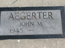John M. Aegerter 
