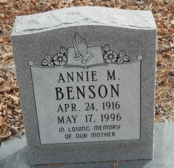 Annie M Benson 