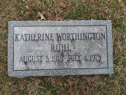 Katherine Norfleet <I>Worthington</I> Ruhl 