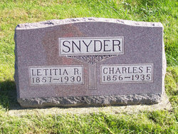 Harriet Letitia <I>Rhay</I> Snyder 