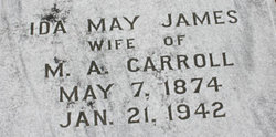 Ida May <I>James</I> Carroll 