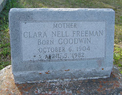 Clara Nell <I>Goodwin</I> Freeman 