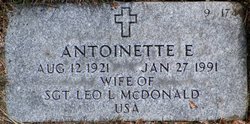 Antoinette E McDonald 