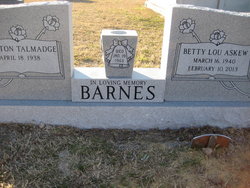 Betty Lou <I>Askew</I> Barnes 