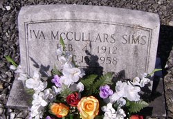 Iva Gertrude <I>McCullars</I> Sims 
