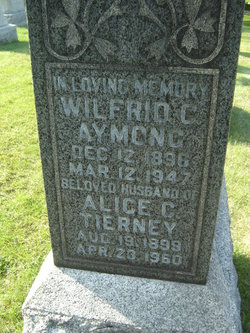 Alice C. <I>Tierney</I> Aymong 