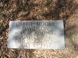Carrie <I>Moore</I> Davidson 
