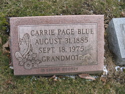 Carrie <I>Page</I> Blue 