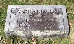 Martha F. “Mattie” <I>Bixler</I> Tinsley 