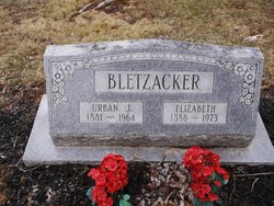 Elizabeth “Lizzie” <I>Latterner</I> Bletzacker 