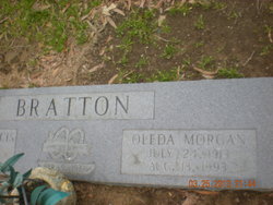 Oleda <I>Morgan</I> Bratton 