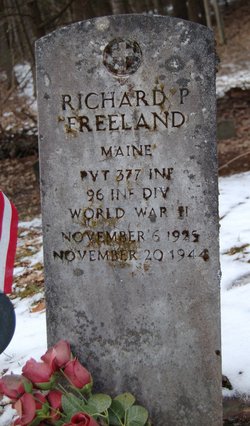 Pvt Richard Paul Freeland 