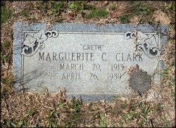 Marguerite “Greta” <I>Cook</I> Clark 