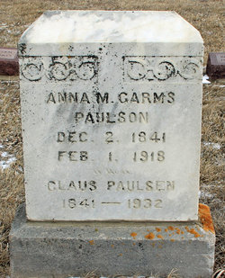 Anna M. <I>Garms</I> Paulsen 