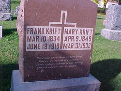 Mary <I>Braeker</I> Krift 