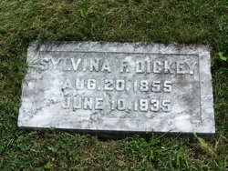 Sylvina F. “Vina” <I>McIntire</I> Dickey 
