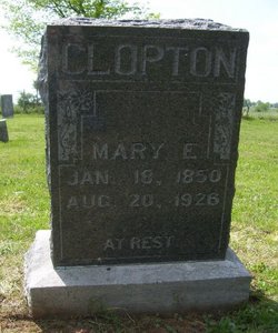 Mary E <I>Brown</I> Clopton 
