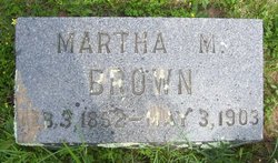 Martha M Brown 