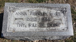 Anna T. <I>Frawley</I> Lowe 