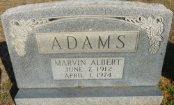 Marvin Albert Adams 
