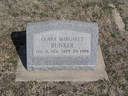 Clara Margaret Bunker 