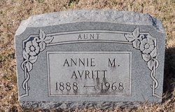 Annie M. <I>Estes</I> Avritt 