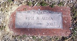 Rose Mae <I>Baker</I> Allen 