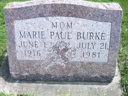Marie Paul <I>Hillary</I> Burke 