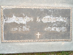 Dorothy Ellen <I>Davis</I> Herndon 