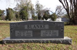 Julia Ann <I>Earhart</I> Blanke 
