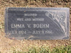Emma Virginia <I>Young</I> Boehm 