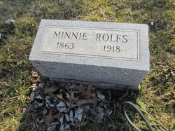 Wilhelmina “Minnie” Rolfs 