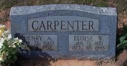 Henry Arlander “H A” Carpenter 