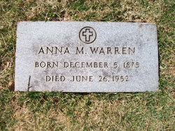 Anna M “Annie” <I>Galager</I> Warren 