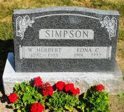 Edna Caroline <I>Brentigam</I> Simpson 