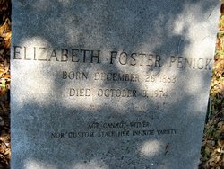 Elizabeth Foster <I>Foster</I> Penick 