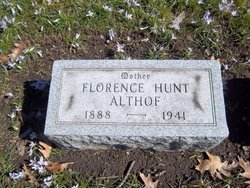 Florence <I>Hunt</I> Althof 