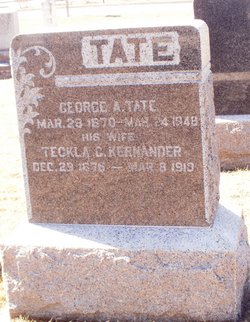 Teckla C. <I>Kernander</I> Tate 