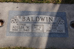 Adelia <I>Winget</I> Baldwin 