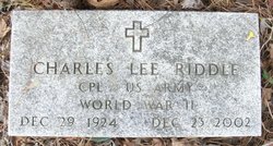 Corp Charles Lee Riddle 