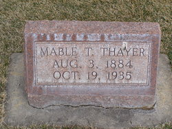 Mable <I>Tubbs</I> Thayer 
