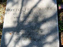 Mary <I>Foster</I> Trowbridge 