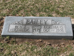 Bertha Olive <I>Sharp</I> Bailey 