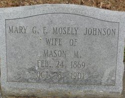 Mary  Georgia Francis Mosley Johnson 